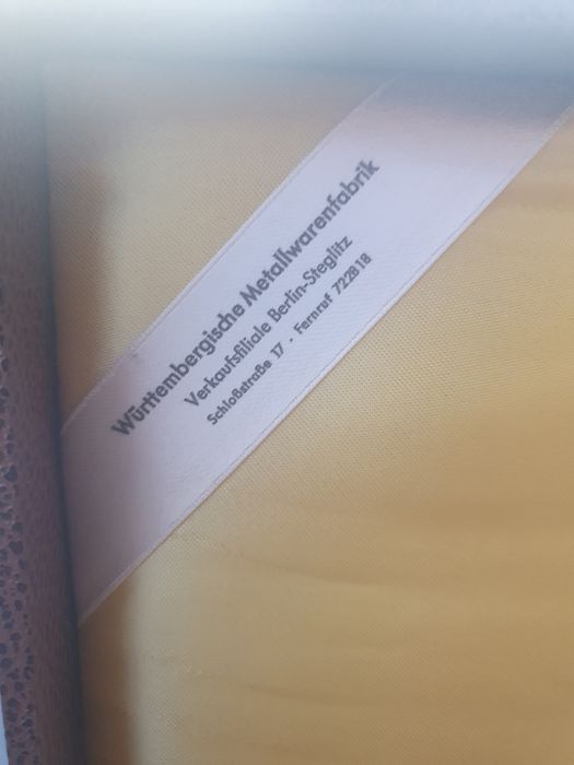 posrebrzany komplet sztućców WMF 90