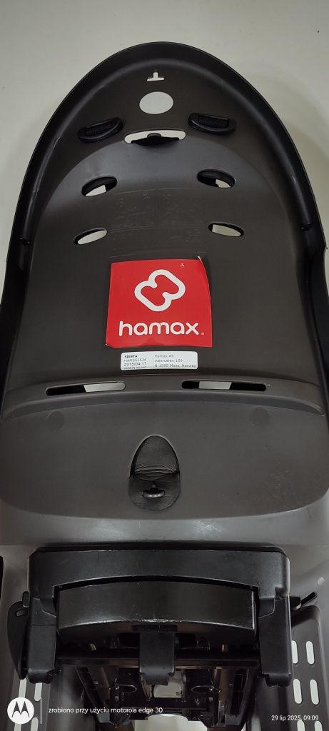 Wysyłka  fotelik rowerowy hamax siesta