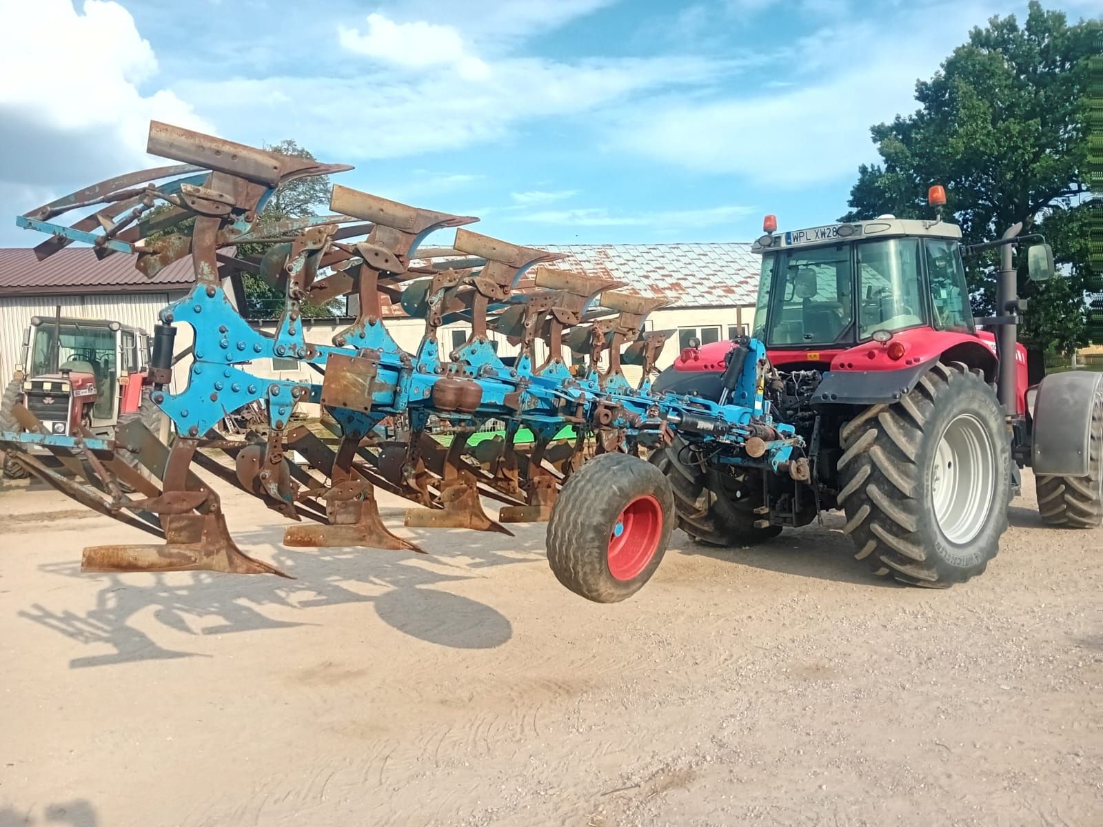 Pług Lemken Variopal 8X 5skib non stop 2009 ażur ramie do walu