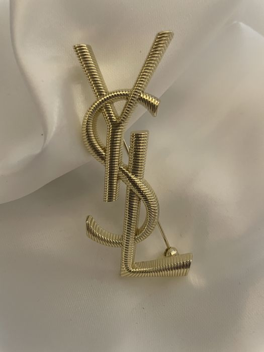 Złota btoszka ysl 7 cm