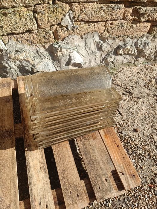 Telhas vidro 8 unidades