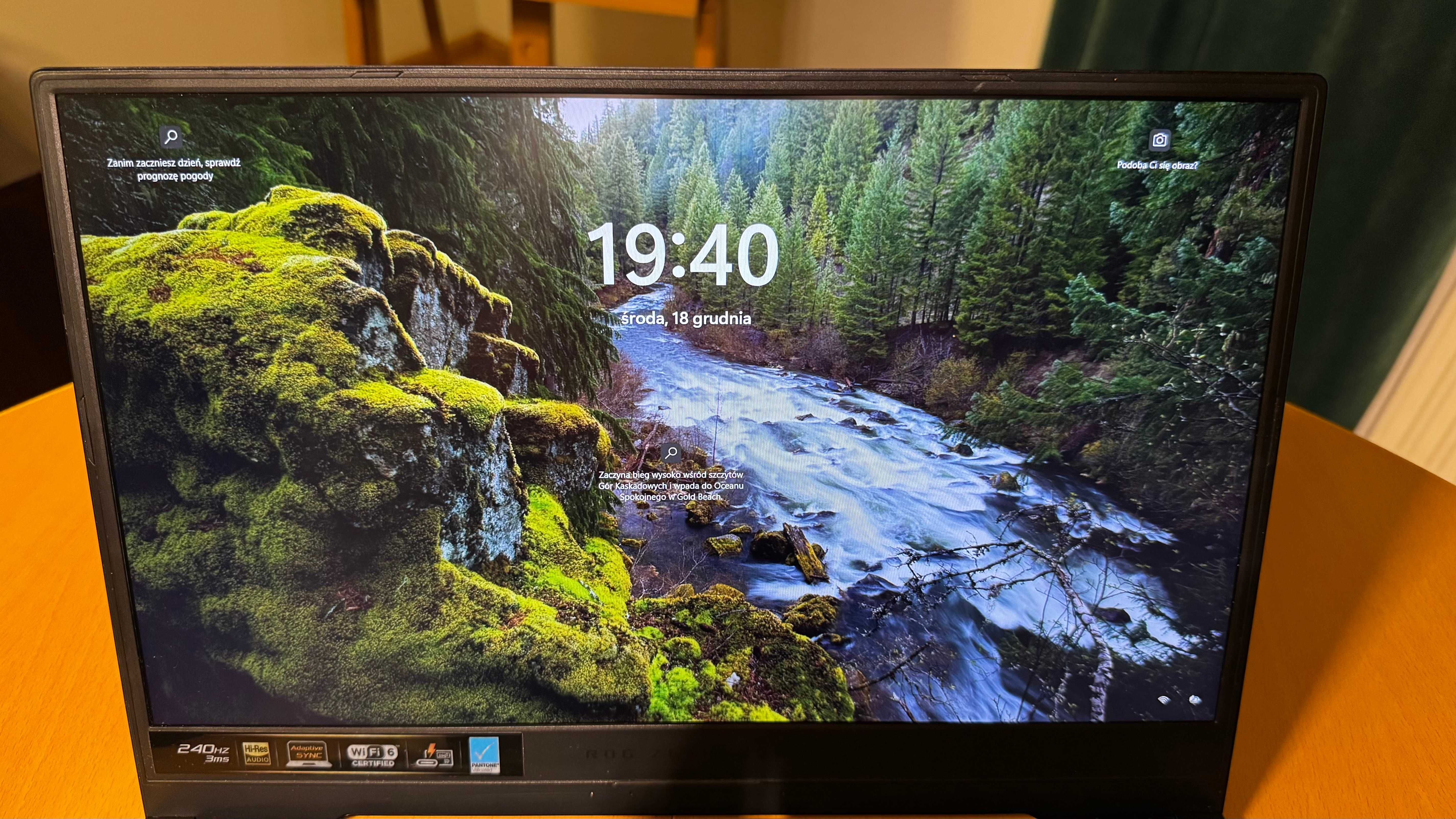 Laptop Gamingowy ASUS ROG Zephyrus G15 R7 RTX Stan Idealny