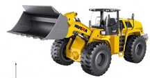 Carregadora 1/14 Alloy 10CH 2.4G Wheel Loader RTR Huina Hidráulica 7kg