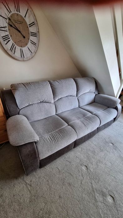 Sofa kanapa z funkcją Relax szara