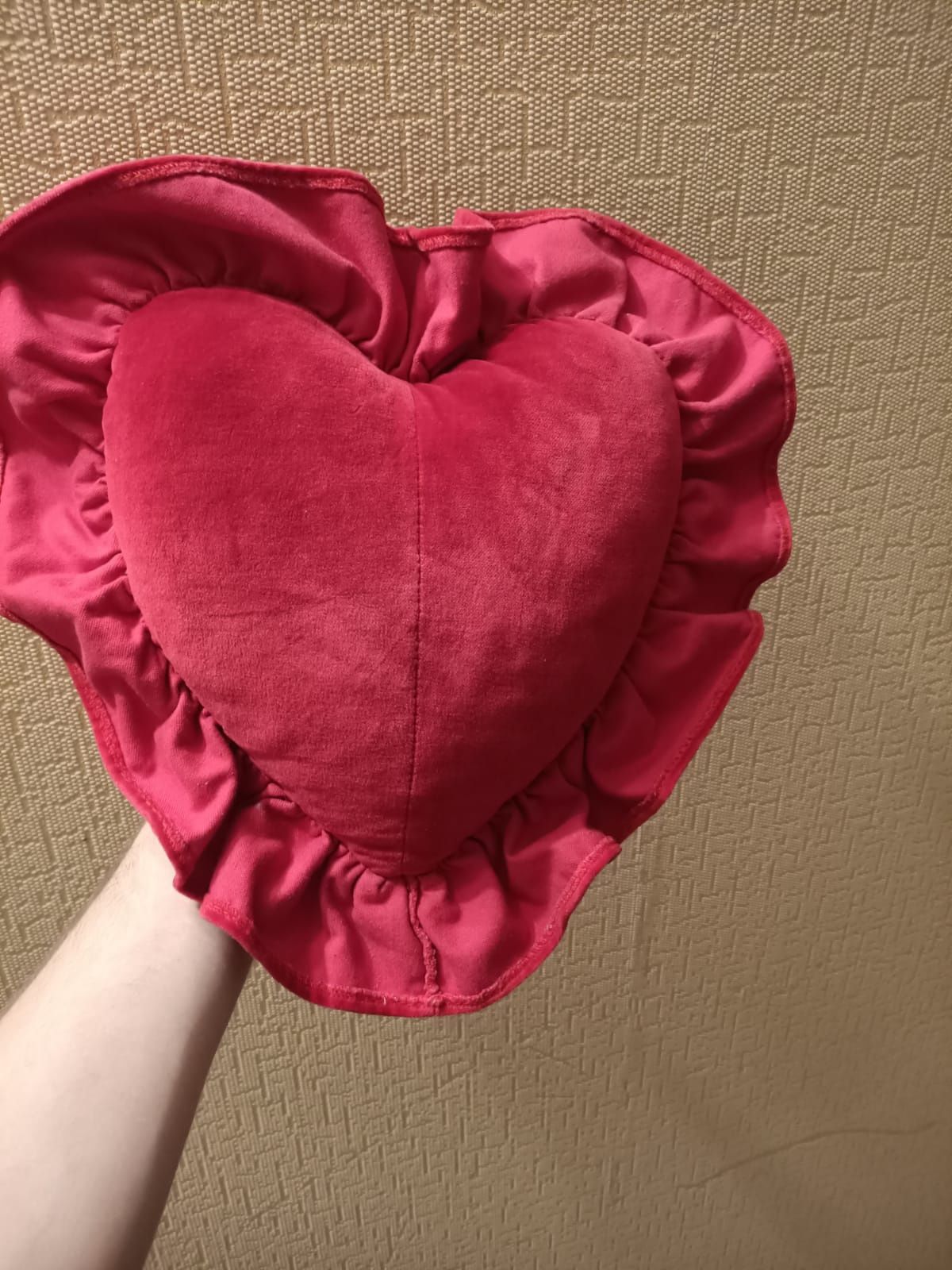 2 Poduszki w kształcie serca na walentynki