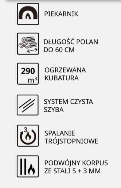 Piec wolnostojący/Koza/Kominek/Panadero