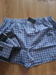 2+1 3x Bokserki męskie Atlantic, rozmiar 4XL, bawełna koszulowa