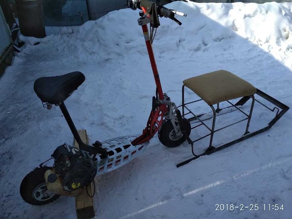 мотосамокат бензин