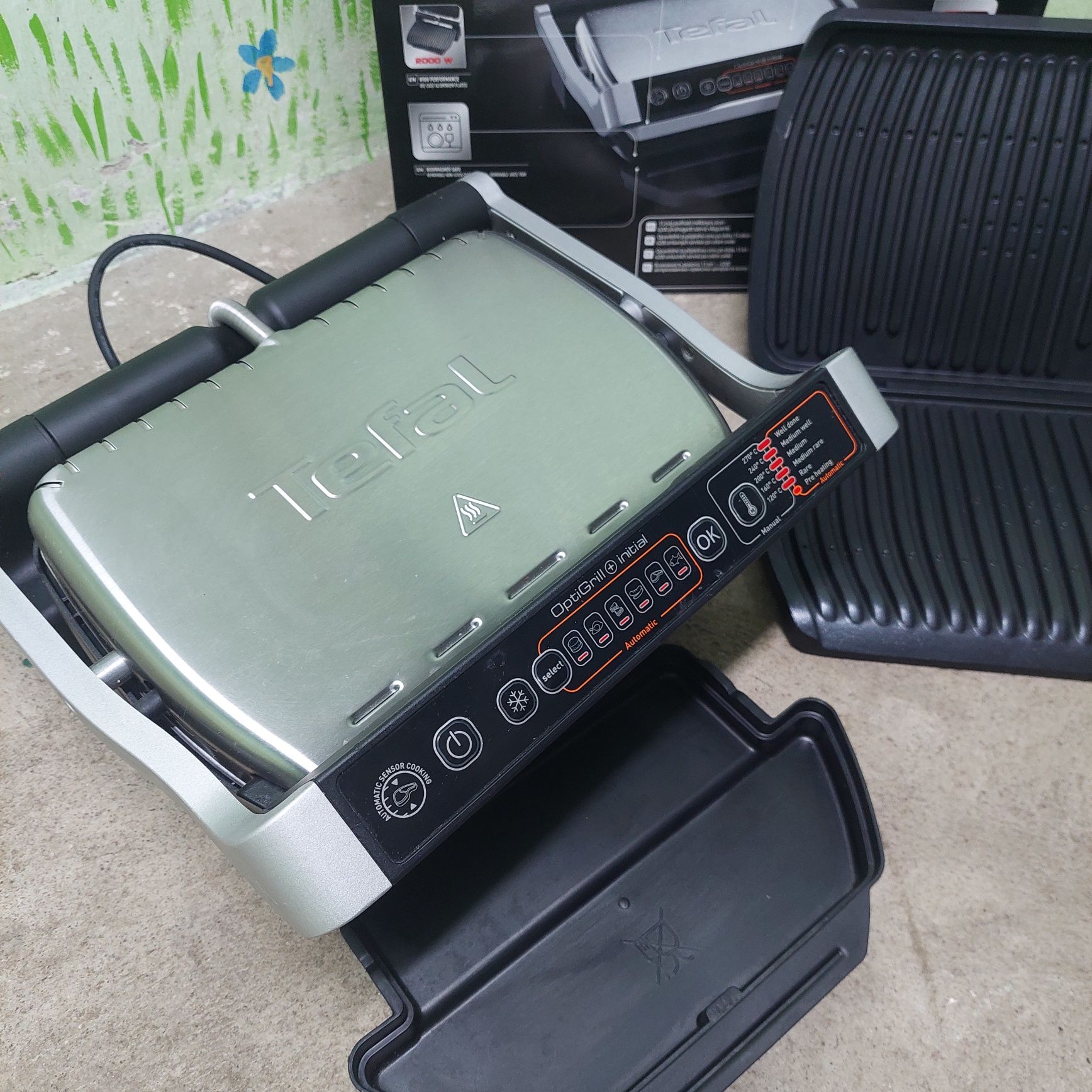 Гриль тефаль tefal initial вафельні пластини
