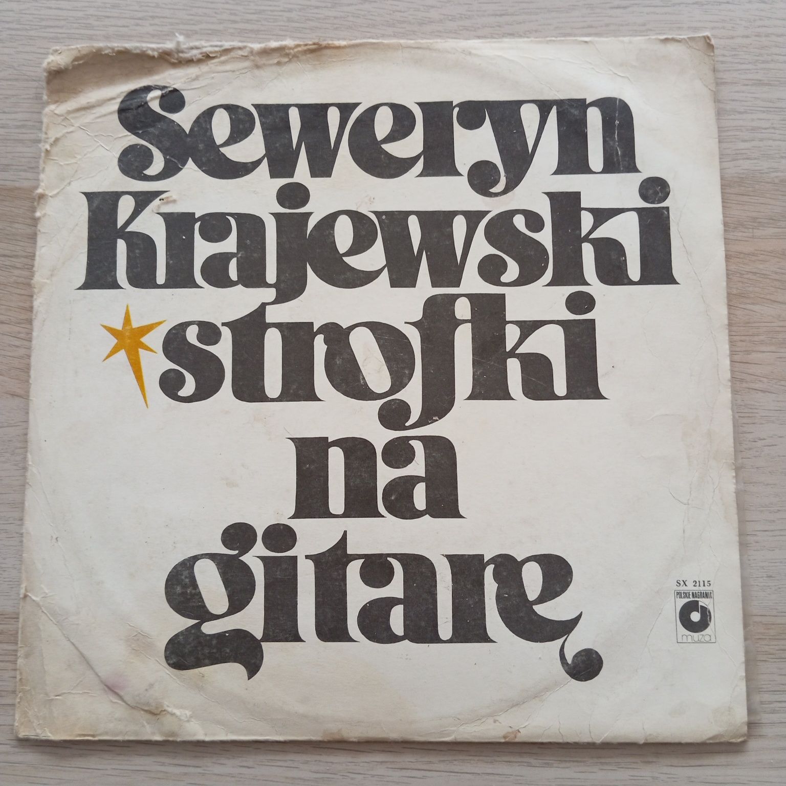 Seweryn Krajewski, Strofki na gitarę, płyta winylowa w dobrym stanie