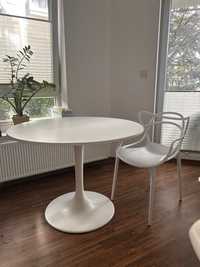 Stół okrągły biały DOCKSTA Ikea / Cena do 3 maja
