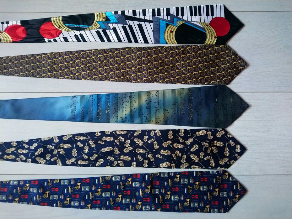 Краватка галстук для музиканта