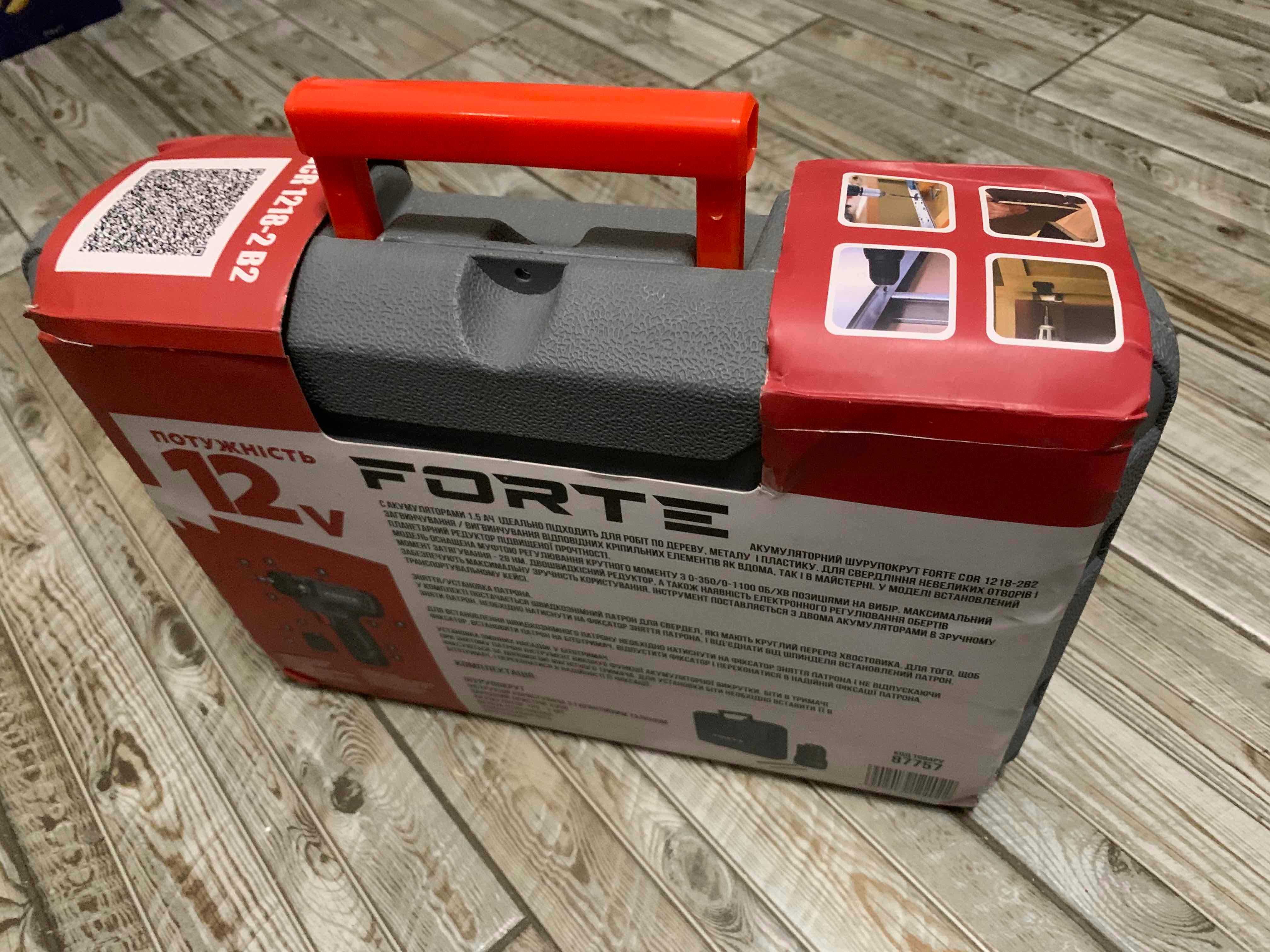 Шуруповерт Forte CDR 1218-2B2