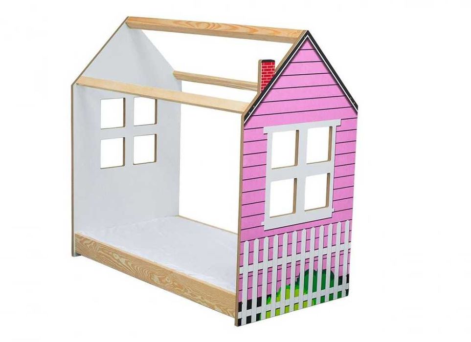 Drewniane łóżko domek – Marzenie twojego dziecka