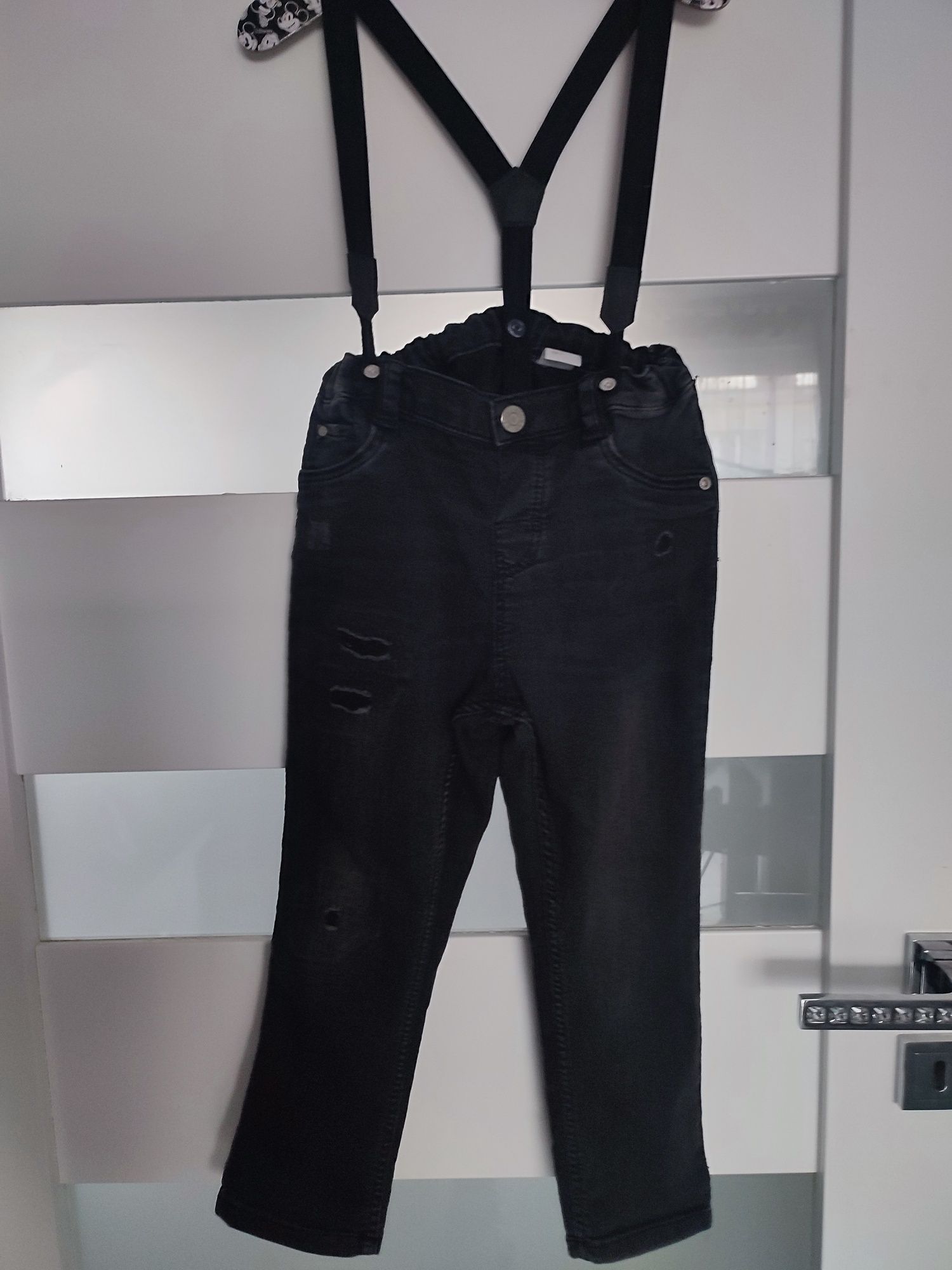 Spodnie z szelkami H&M rozmiar 104