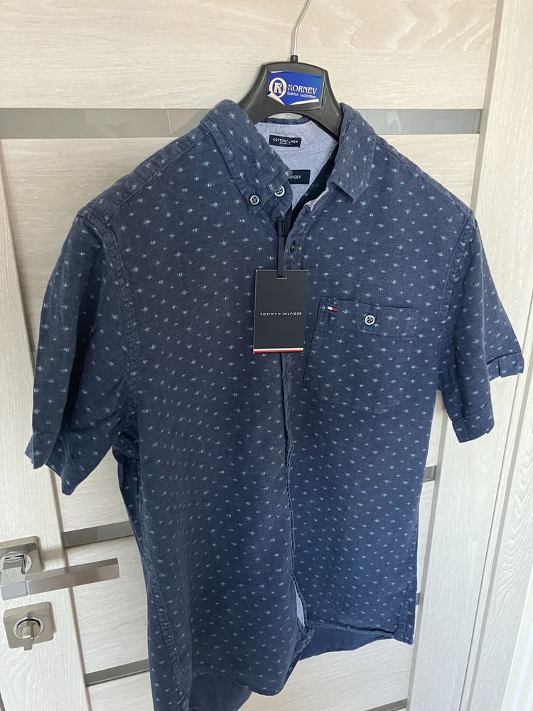 Рубашка Tommy Hilfiger размер “S” Лен + Котон
