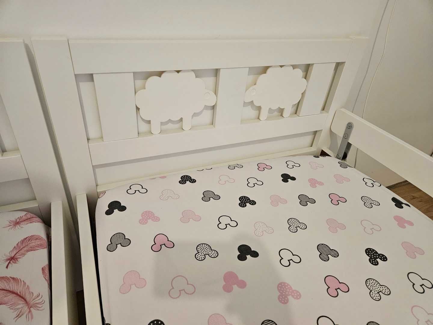 Łóżko dziecięce Kritter (Ikea) z materacem