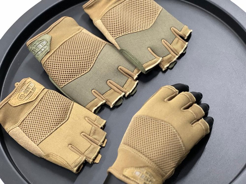 Half Finger Mk2 Gloves Olive Green/Coyote Helikon