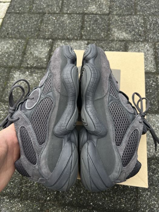 Adidas Yeezy 500 Utility Black sneakersy buty niskie czarne 42 2/3