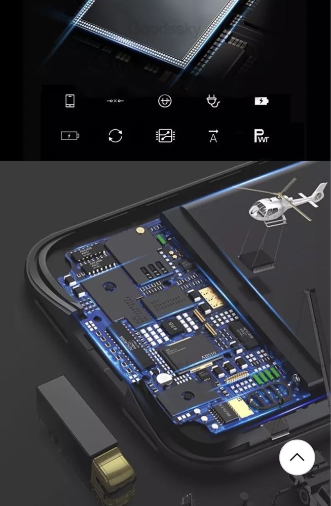 Чехол бампер-аккумулятор HK-23 iPhone X XS Maxi 6200 mah