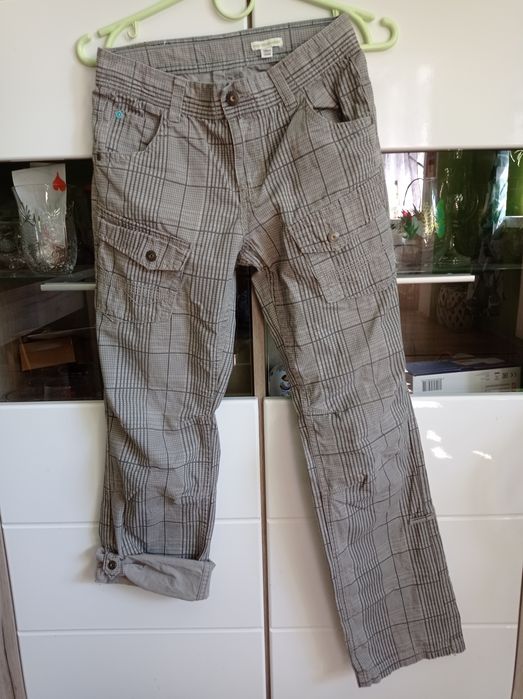 Spodnie dziewczęce bawełniane