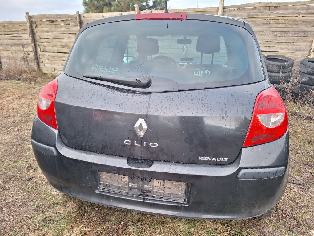 Renault Clio 3 NV676 zderzak maska lampa błotnik drzwi koła pas 1.2