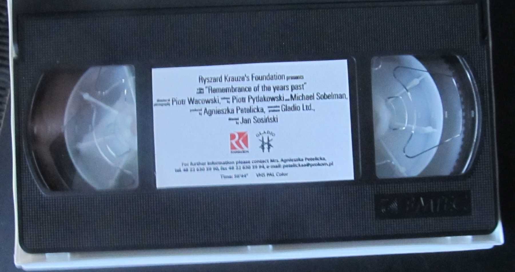 W poszukiwaniu utraconych lat remembrance of the years past  VHS