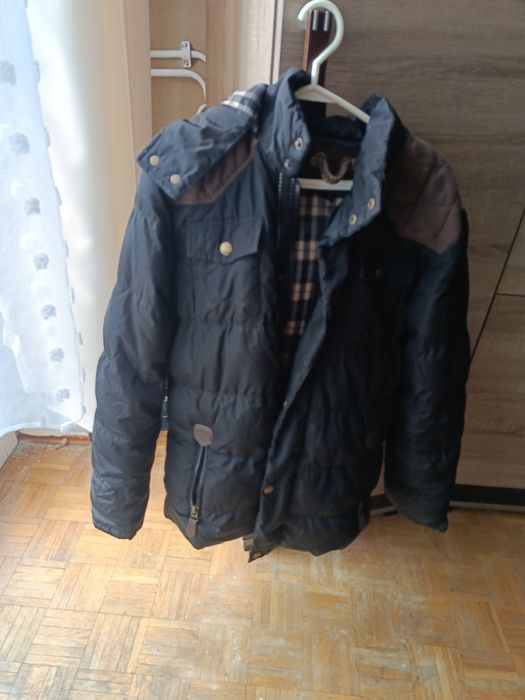 Kurtka męska z kapturem roz M+ gratis czapka