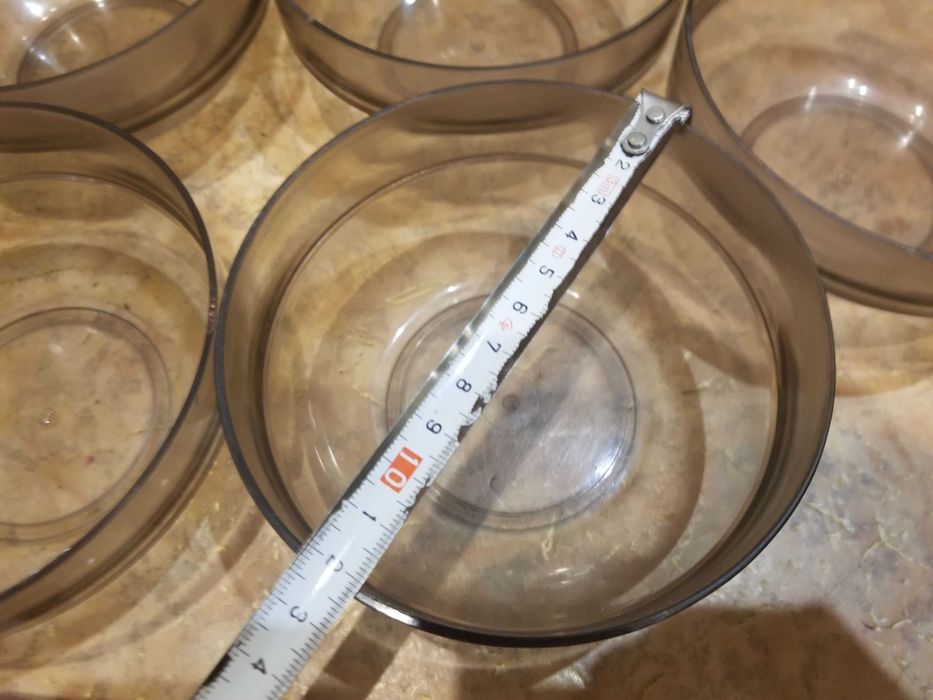 Піали (комплект 6 штук) харчовий пластик 500 мл