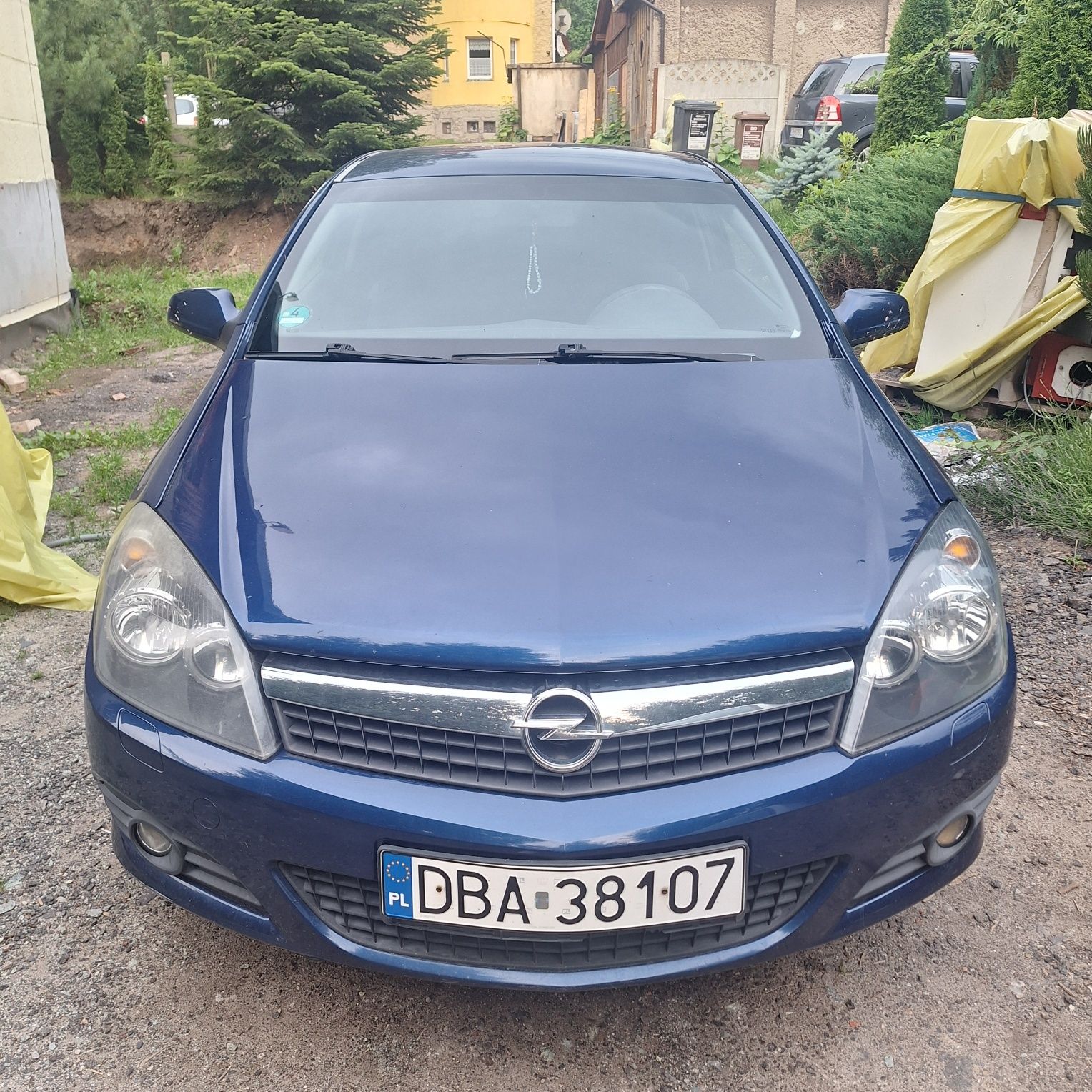 Opel astra gtc   niebieski