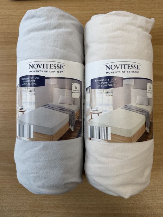 Простынь на резинке односпальная Фланель (100% Хлопок) - Германия