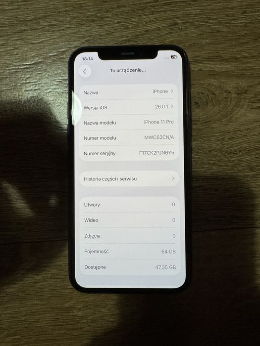 Iphone 11 pro 64 gb - midnight green