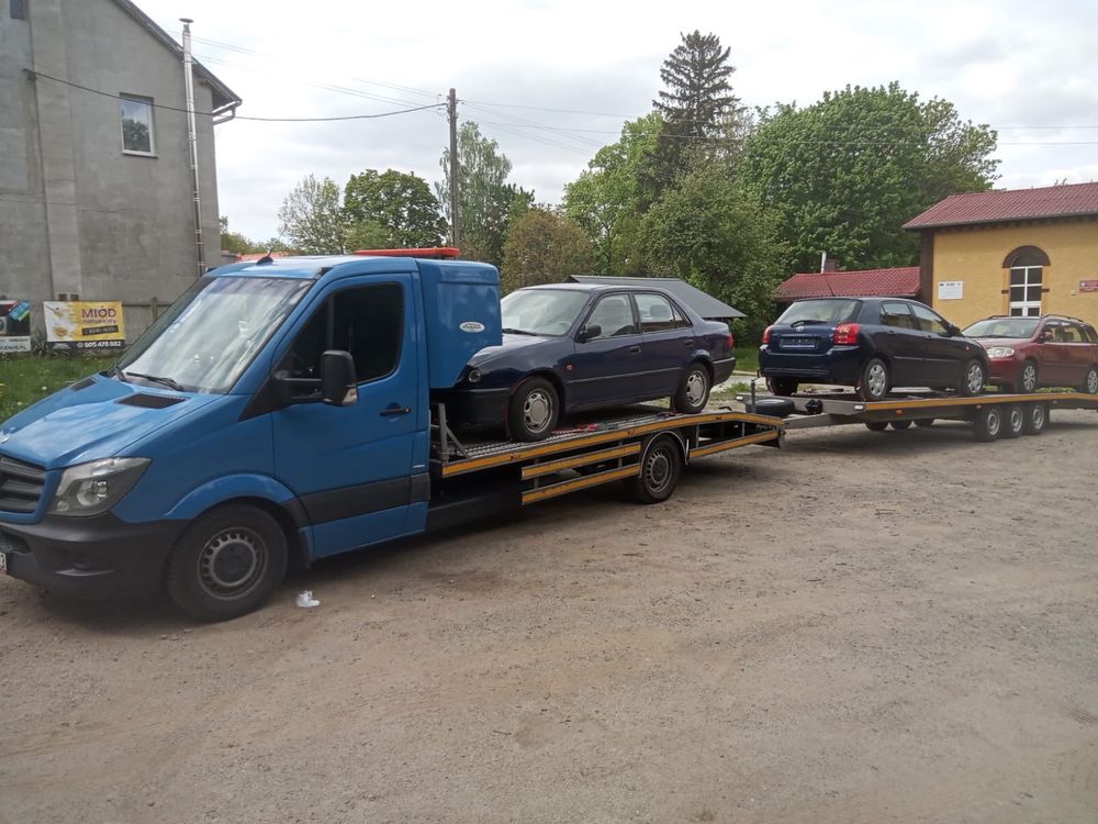 Transport aut  Niemcy Holandia Belgia Polska autoholowanie