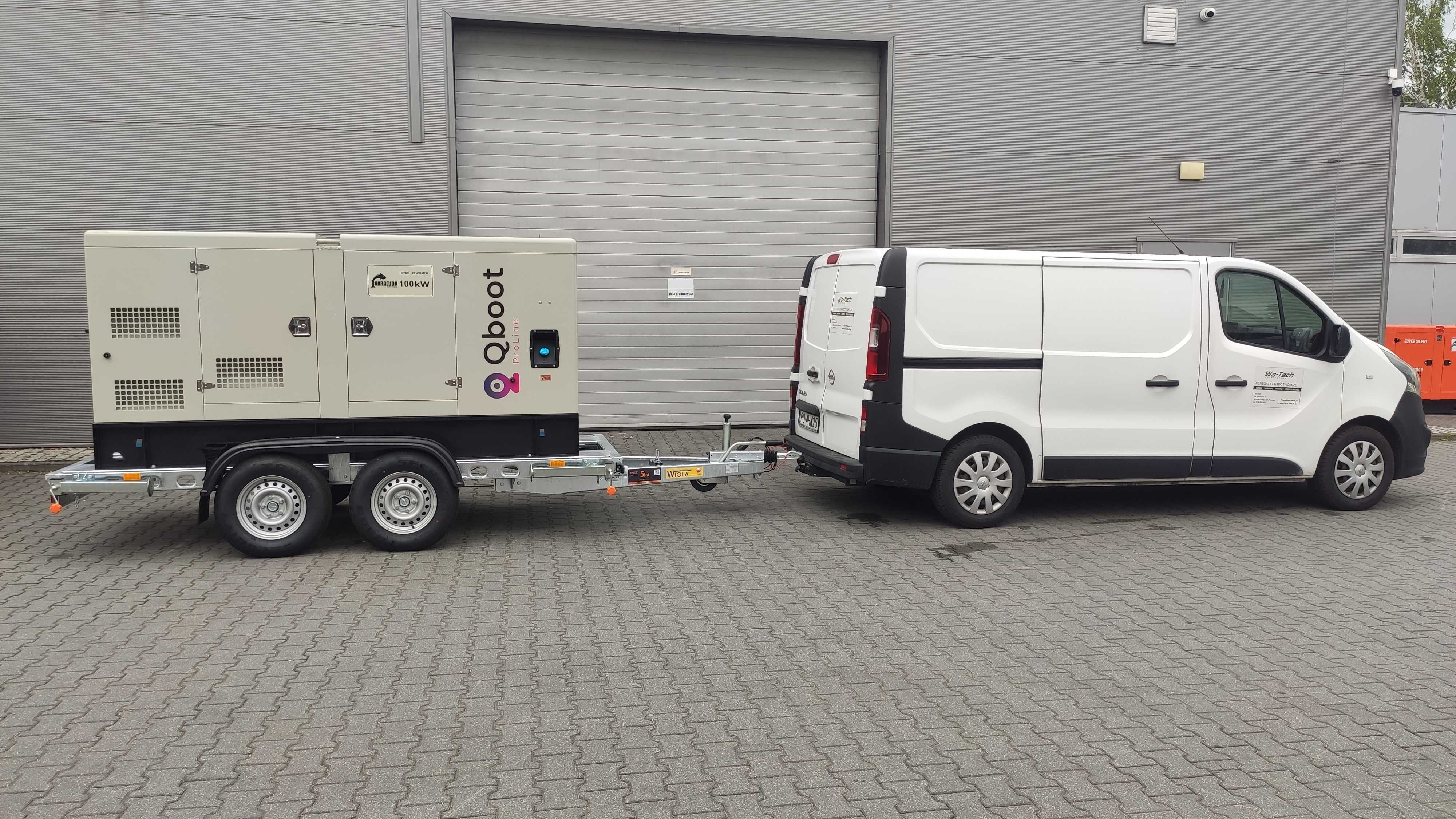 Agregat prądotwórczy 100kW 110kW 140kVA 125kVA - Silnik Q-boot ATS AVR