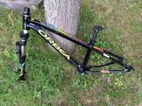 Frameset Orbea MX24 MX Trail rama + SUNTOUR XCR LO Air Disc 24" 4kg