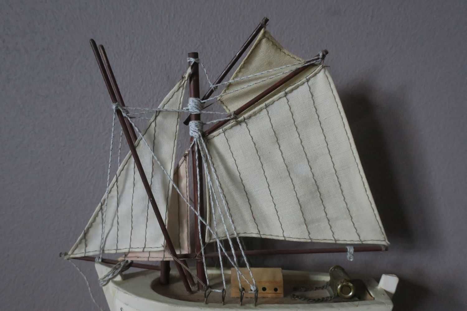 Stary drewniany statek model statku