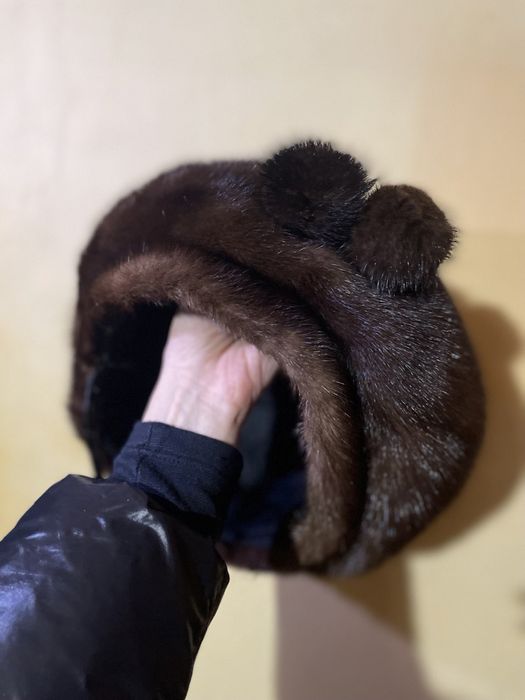 норкова шапка із норки нова тепла