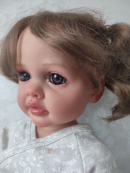 Реборн дівчинка 3Д 55см лялька
