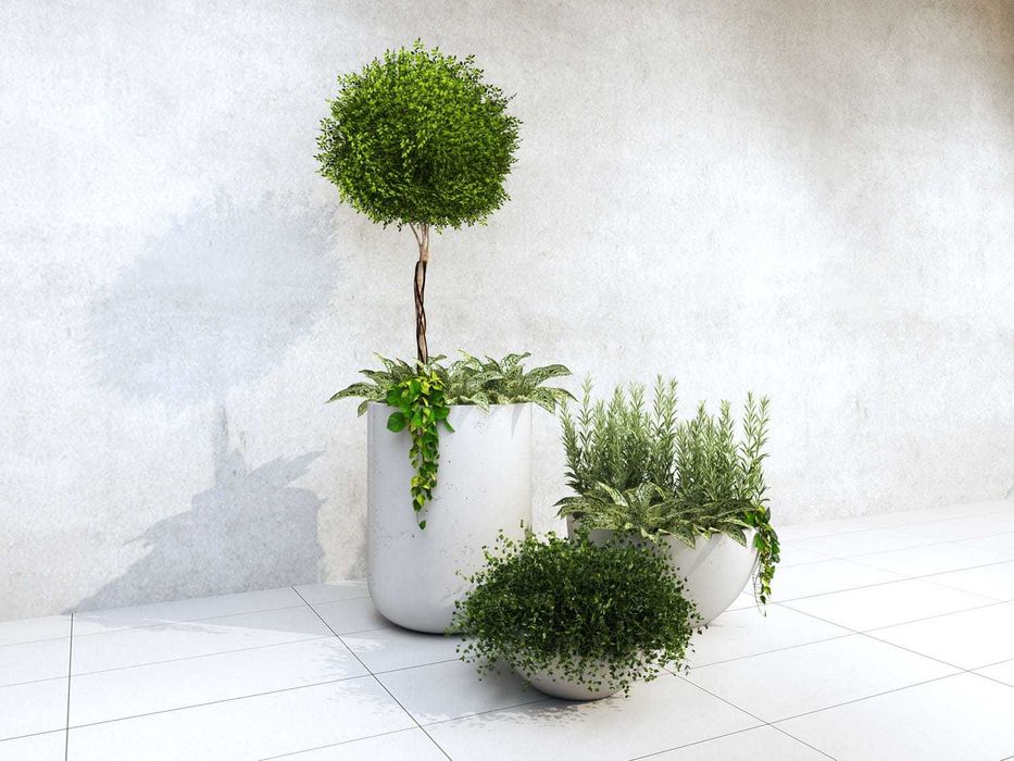 Donica okrągła | donice betonowe | beton architektoniczny | ARTLINE