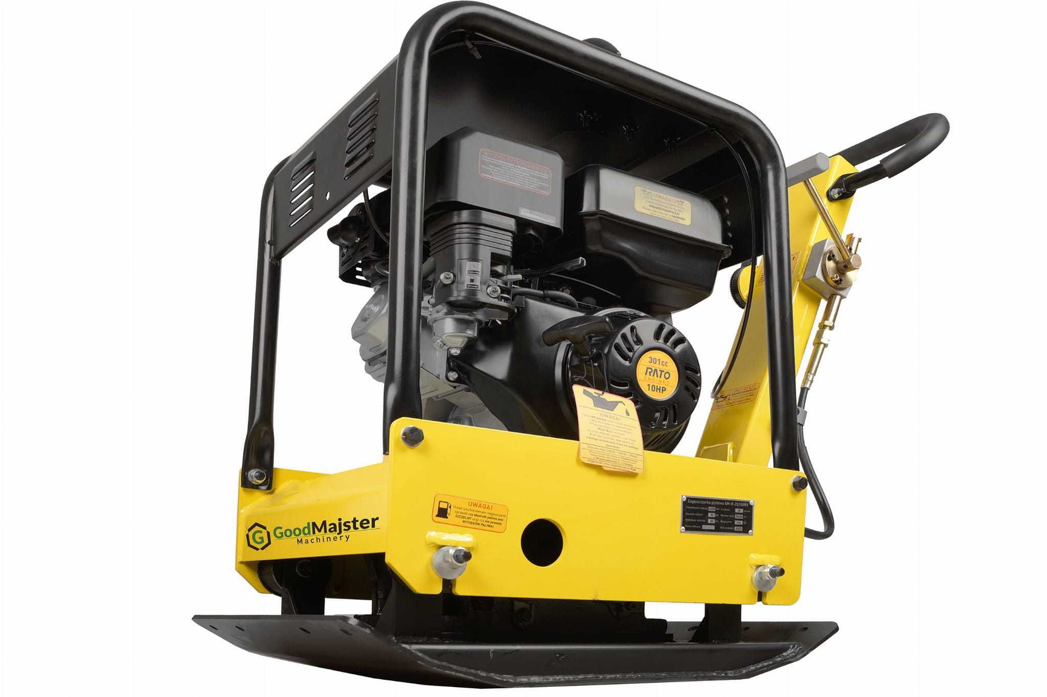 Zagęszczarka spalinowa z rewersem 150kg 10HP GM-R-ZG150RV|WYSYŁKA|
