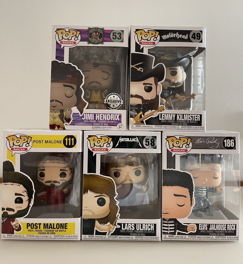 Coleção Funko pop’s Marvel/Star Wars/Música/Filmes/Séries/Jogos