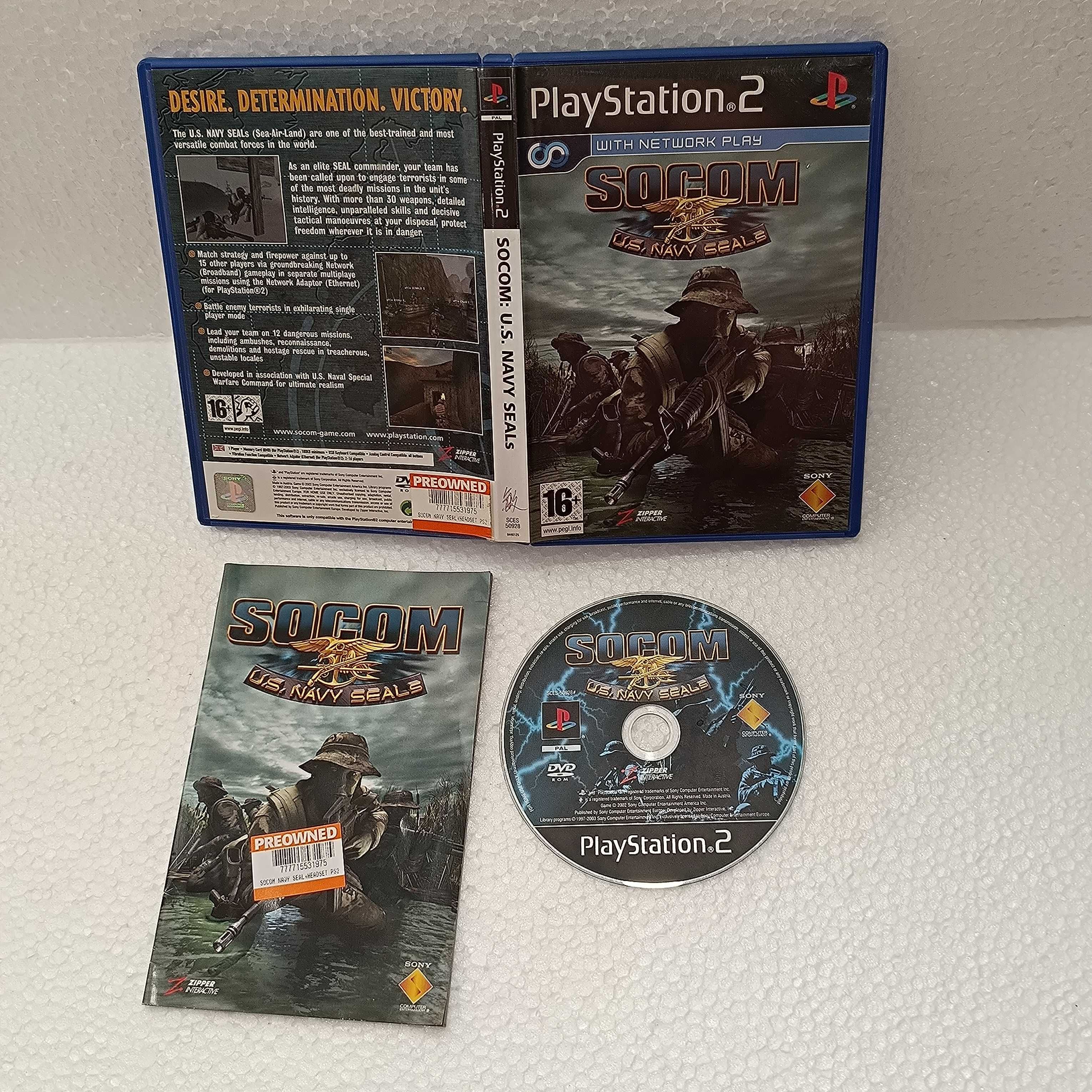 SOCOM: U.S. Navy Seals Sony PlayStation 2 (PS2)