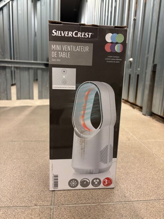 Wentylator stołowy bezłopatkowy LED, 6 W