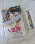 Livro "Quem Ama Acredita" de Nicholas Sparks Como NOVO