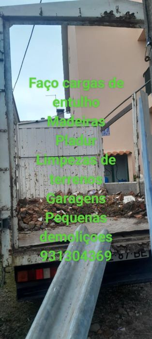 Carrego todo tipo entulhos