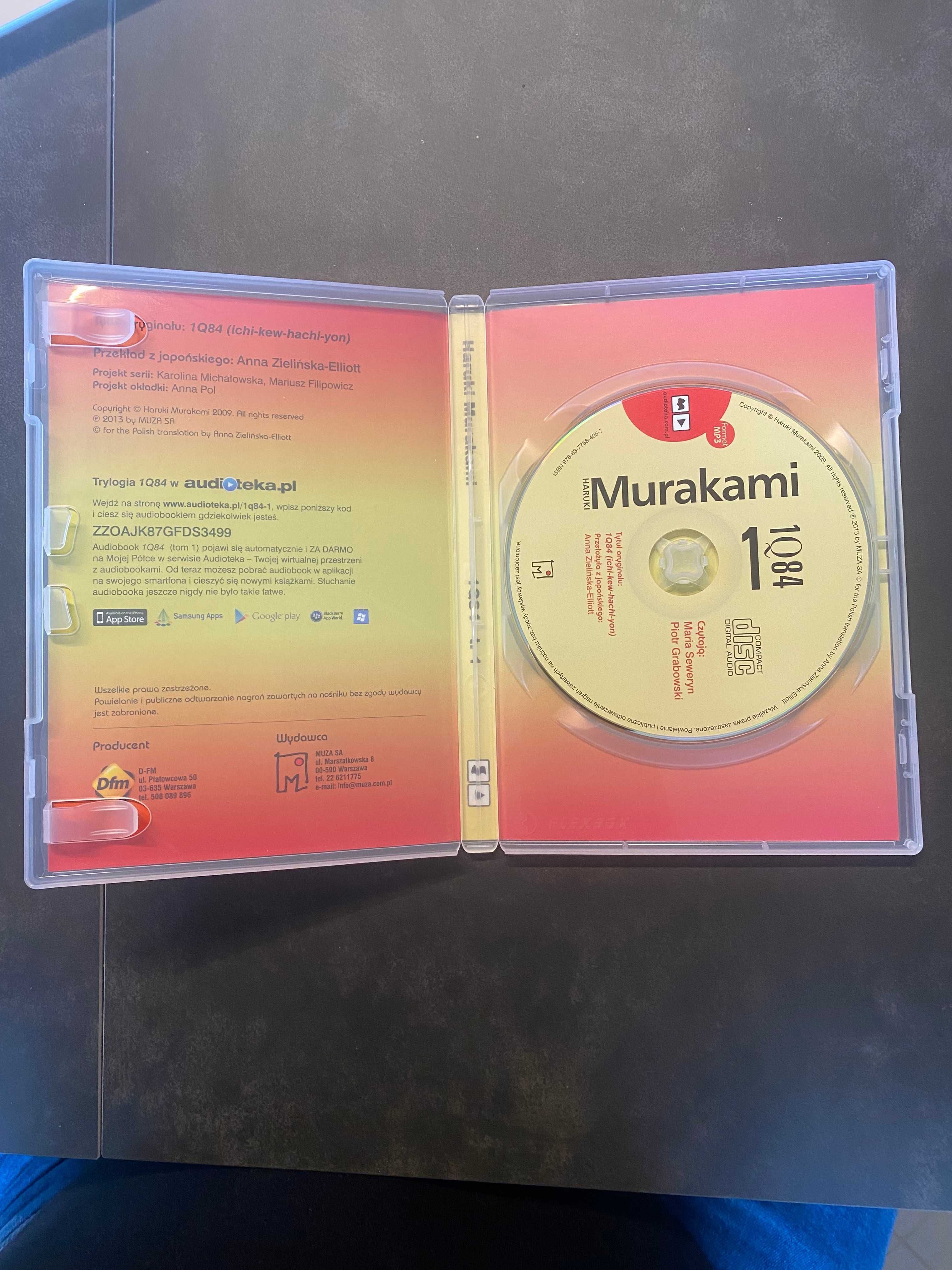 Powieść Marukami Haruki 1Q84 TOM 1 CD Audiobook