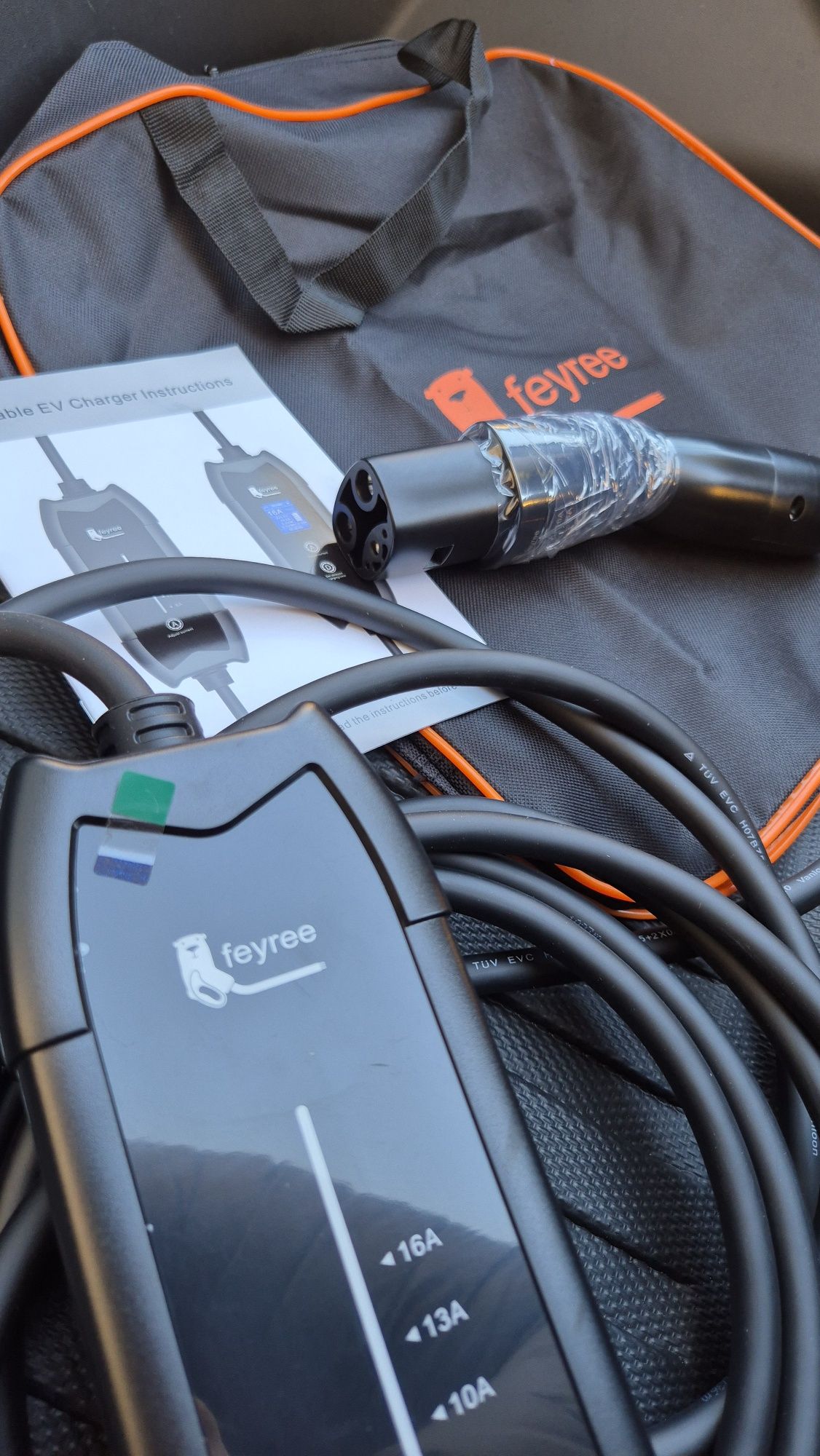 Портативний зарядний пристрій, зарядка Feyree 3.5 kBт,Tesla 5m Y,3,S,X