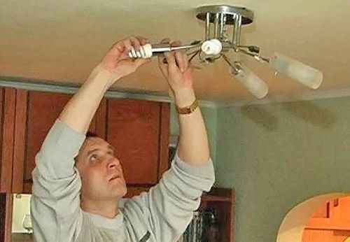 подвес люстры на потолок Черноморск