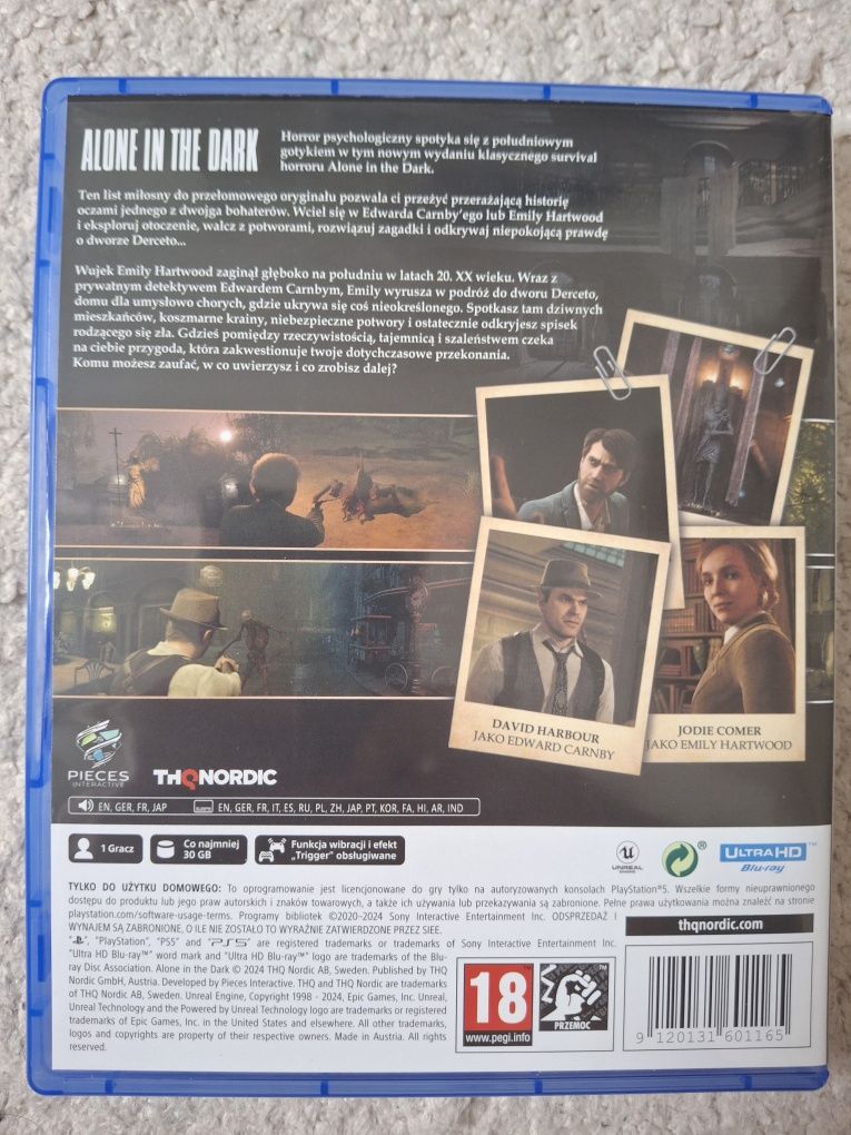 Alone in the Dark ps5