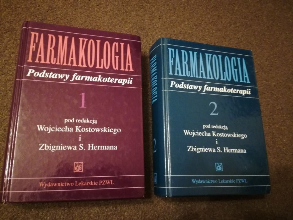 Farmakologia Kostowski tom I i II, medyczne, LEP, medycyna